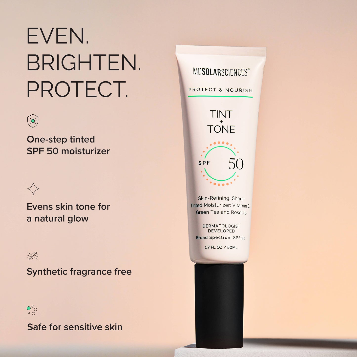 Tint + Tone SPF 50 | Tinted Moisturizer Sunscreen